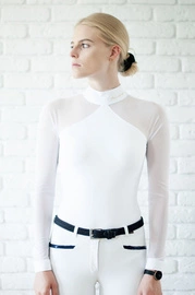 Koszula konkursowa Fleur de Lys Equestrian Molly - biała