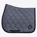 Czaprak New Circular Quilted Jersey Dressage - szary