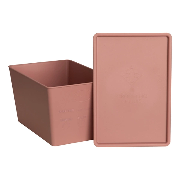 Pudełko na paszę z pokrywką 7 L Kentucky - różowe