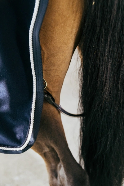 Derka wełniana Kentucky Fleece Rug Vegan Wool - granatowa