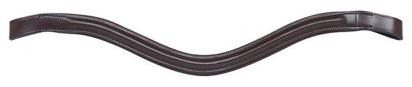 Opadający naczółek Equiline BB0426 - brązowy