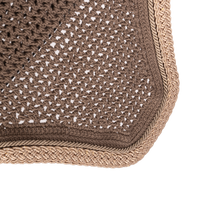 Nauszniki wyciszające Kentucky Wellington Plaited Glitter Rope - beżowe