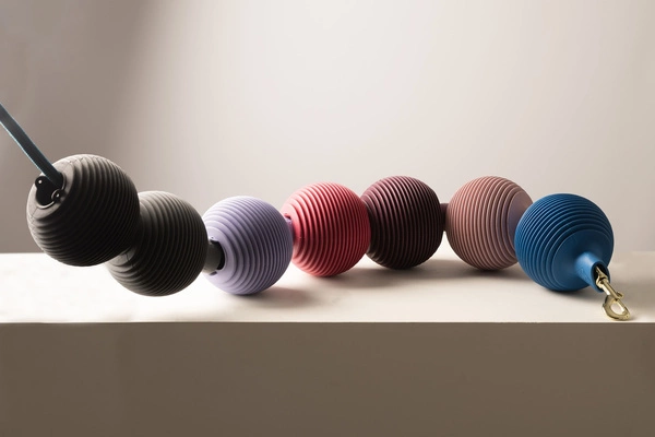 Kentucky Rubber Ball Pro - gumowa kula ochronna do uwiązów i ściany - różowa