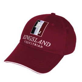 Czapeczka Kingsland Classic Cap with Logo - bordowa
