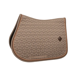 Kentucky czaprak Classic Custom - beżowy z brązowo-różowym sznureczkiem