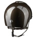 Kask KEP Smart NOVA Polish - brązowy z brązowymi paskami