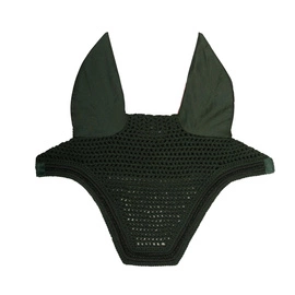 Kentucky nauszniki Velvet Mini Pearls - ciemna zieleń