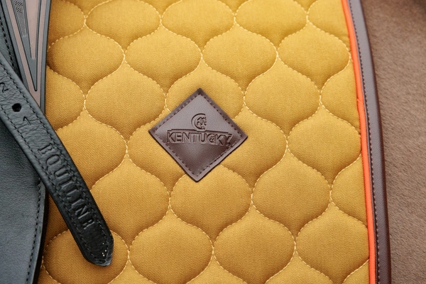 Kentucky czaprak Onion Quilt Neon Leather - khaki