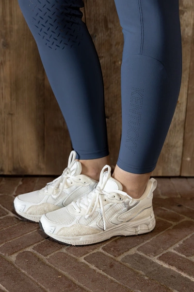 Damskie bryczesy Kentucky Miami z kolanowym lejem - niebieskie