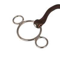Velari wędzidło 3 Rings Bit with Tongue Port Hard 20 mm