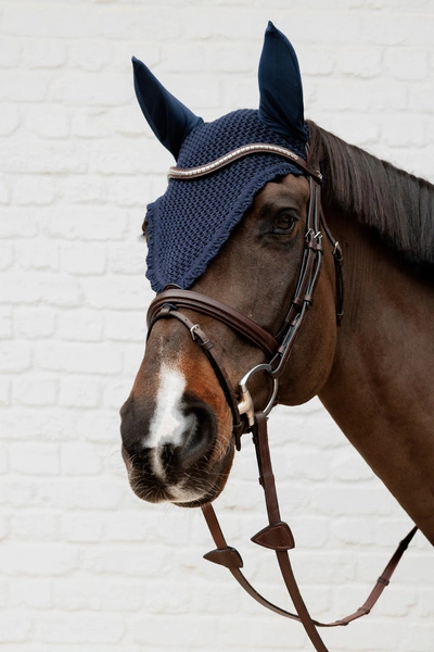 Długie nauszniki wyciszające Kentucky Fly Veil Long - granatowe