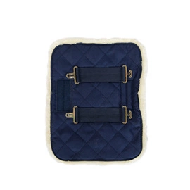 Kentucky Chest Expanders quilted with sheepskin z 2 klamrami - granatowa