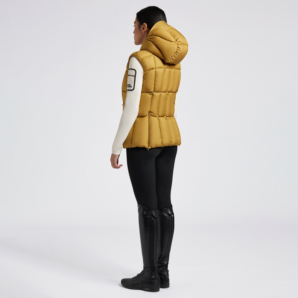 Kamizelka Cavalleria Toscana Down Padded Nylon Vest - musztardowa
