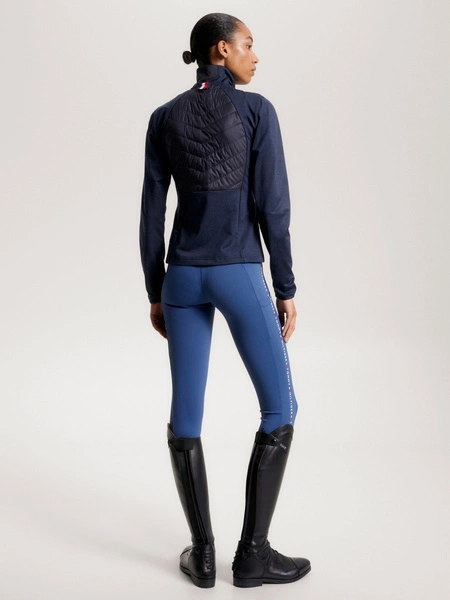 Bluza Tommy Hilfiger Equestrian Thermo-Hybrid - granatowa