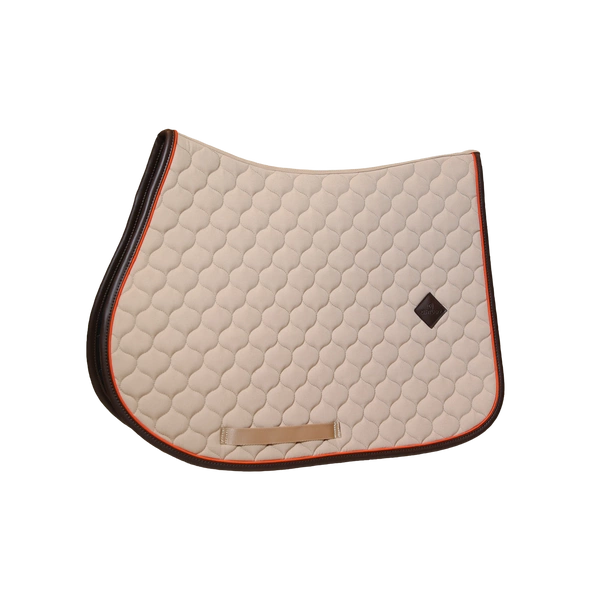 Kentucky czaprak Onion Quilt Neon Leather - beżowy