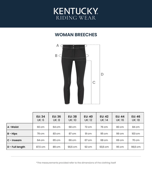 Damskie bryczesy Kentucky Miami z pełnym lejem - beżowe