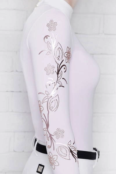 Koszula konkursowa Fleur de Lys Equestrian Orchid Shirt - pudrowy róż