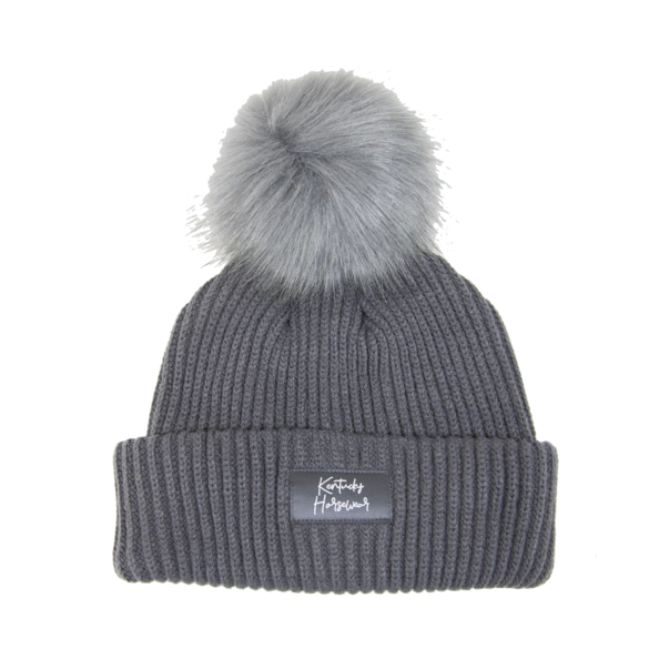 Czapka zimowa Kentucky Pompom - szara