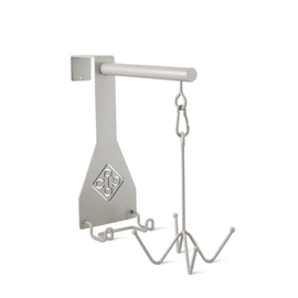 Wieszak na ogłowia - Kentucky Grooming Deluxe - srebrny