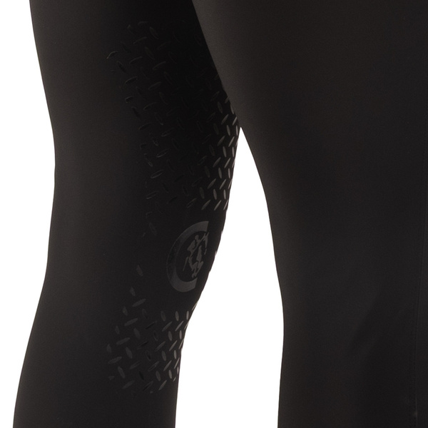 Damskie legginsy Kentucky Classic z kolanowym lejem - czarne