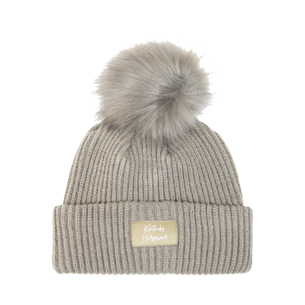 Czapka zimowa Kentucky Pompom - beżowa