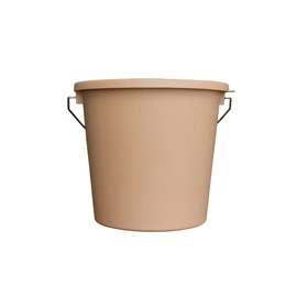 Wiadro z pokrywką 5 L Kentucky - beżowe