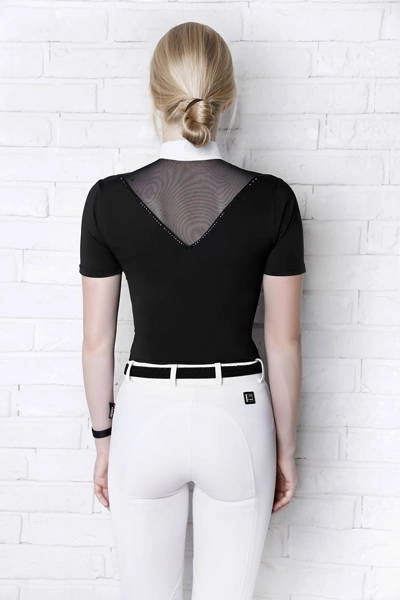 Koszula konkursowa Fleur de Lys Poppy Short - czarna