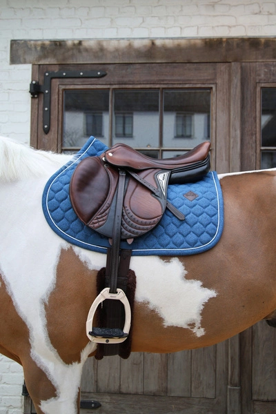 Kentucky czaprak Melange - granatowy