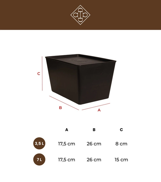 Pudełko na paszę z pokrywką 3,5 L Kentucky - beżowe