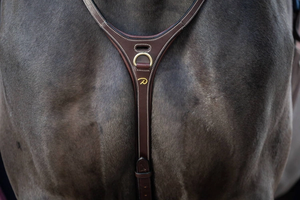 Skórzany napierśnik Dy'on Yoke D Collection - czarny