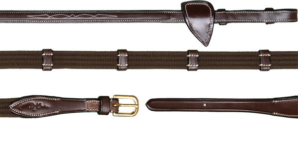 Parciane wodze z 9 stoperami 5/8" Dy'on D Collection