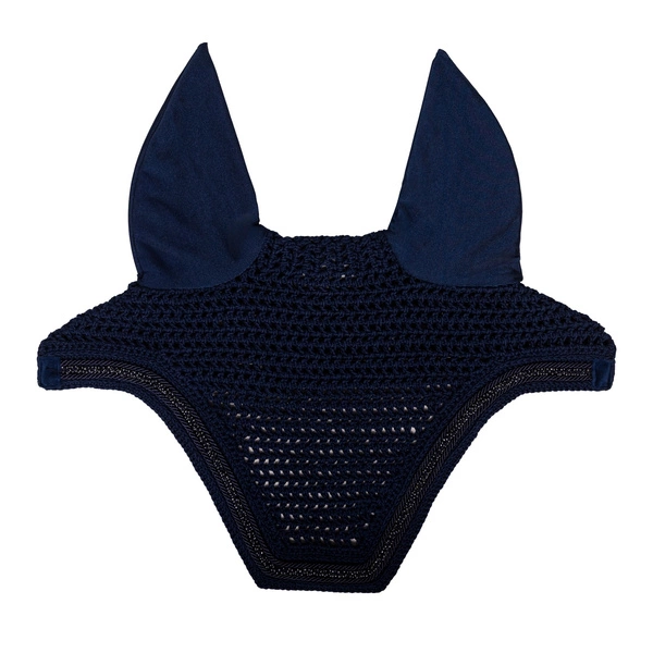 Kentucky nauszniki Velvet Mini Pearls - granatowe