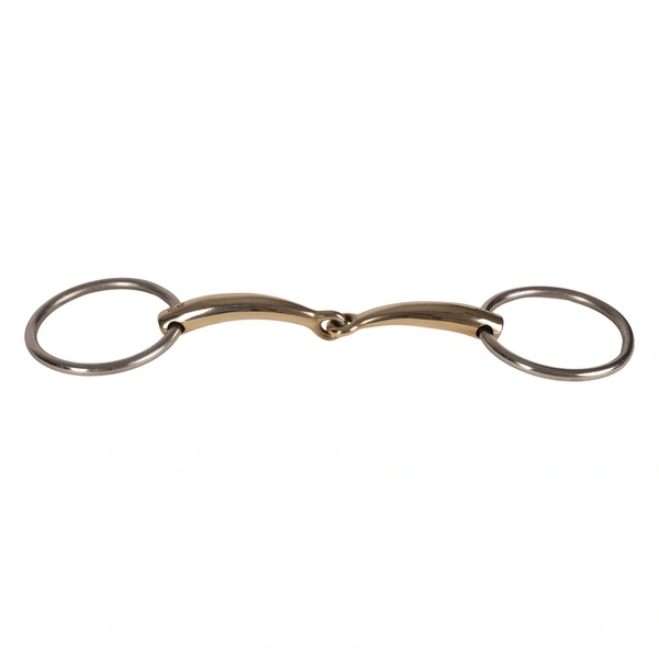 Velari wędzidło Snaffle Loose Ring Single Jointed Sweet Copper 14 mm