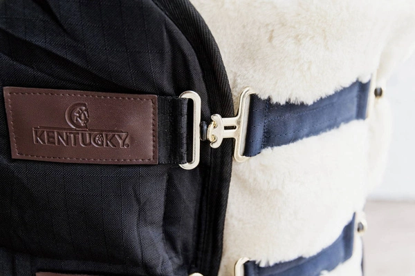 Kentucky Chest Expanders Vegan Sheepskin z 2 klamrami - naturalna