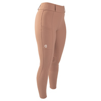 Damskie legginsy Kentucky Classic z pełnym lejem - pudrowy róż