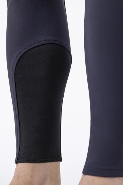 Męskie bryczesy Equiline Bartek z lejem kolanowym BX-TECH - granatowe