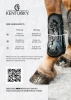 Kentucky Ochraniacze Bamboo Vegan Sheepskin Tendon Boots Elastic Velvet na przednie nogi - ciemna zieleń