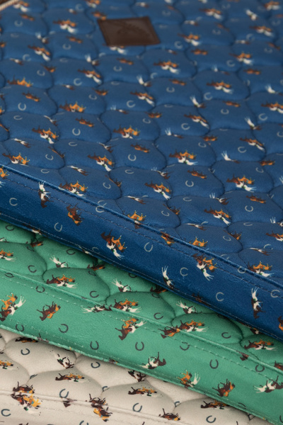 Kentucky czaprak Velvet Horse printing - beżowy