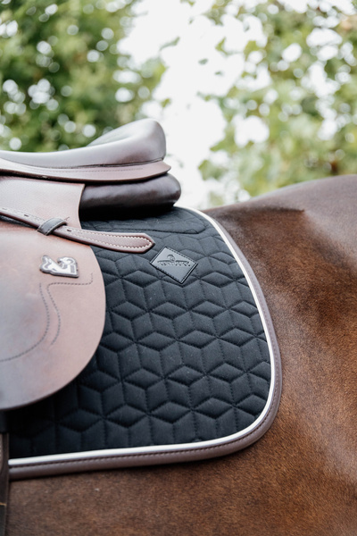Kentucky czaprak Skin Friendly Star Quilting - czarny