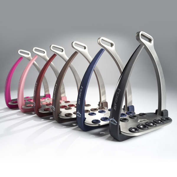 Strzemiona Veredus Vita Stirrup Steel1 - jasny róż