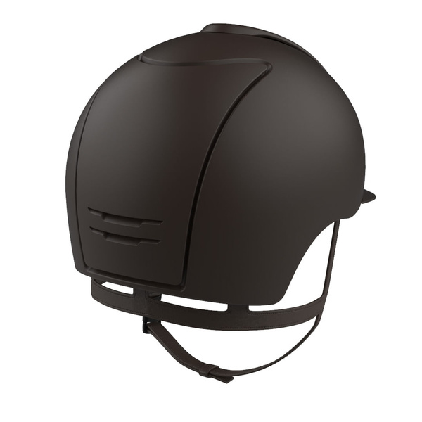 Kask KEP Cromo 2.0 Textile - brązowy z brązowymi paskami