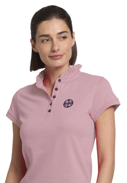 Koszulka polo Spooks Violah - róż undercover rose