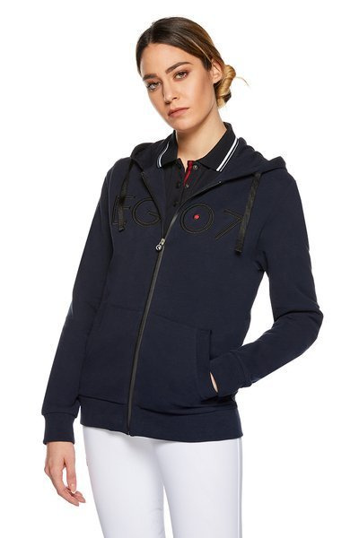 Damska bluza Zip Ego7 - granatowa