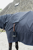 Kentucky derka przeciwdeszczowa do jazdy RainCoat Hurricane - granatowa