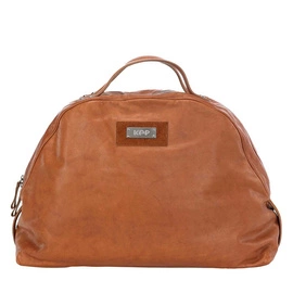 Skórzana torba na kask KEP Italia Twill/Leather - brązowa