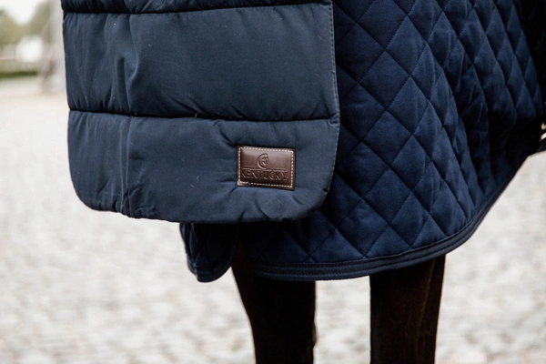 Kentucky ochraniacz na klatkę piersiową BIB Winter z futrem - granatowy