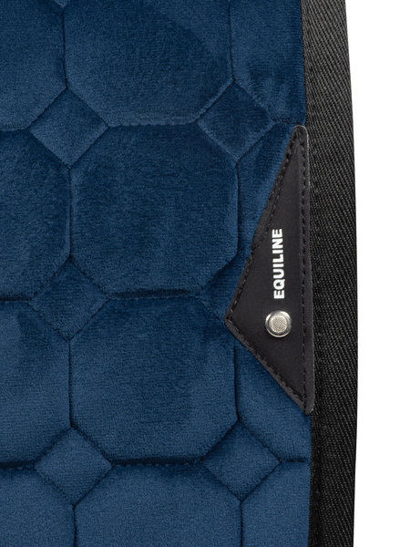 Czaprak Equiline Velvet Octagon Garog - granatowy