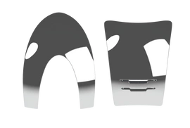 Panele KEP 2.0 Chrome Mirror - przód + tył