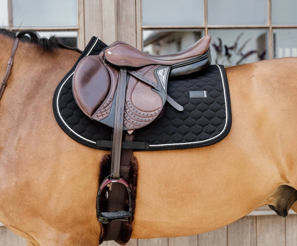 Kentucky czaprak Rubber Logo - czarny