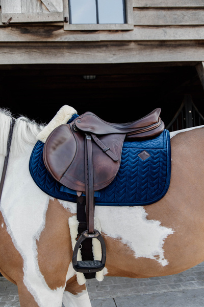 Kentucky czaprak Skin Friendly Velvet - granatowy